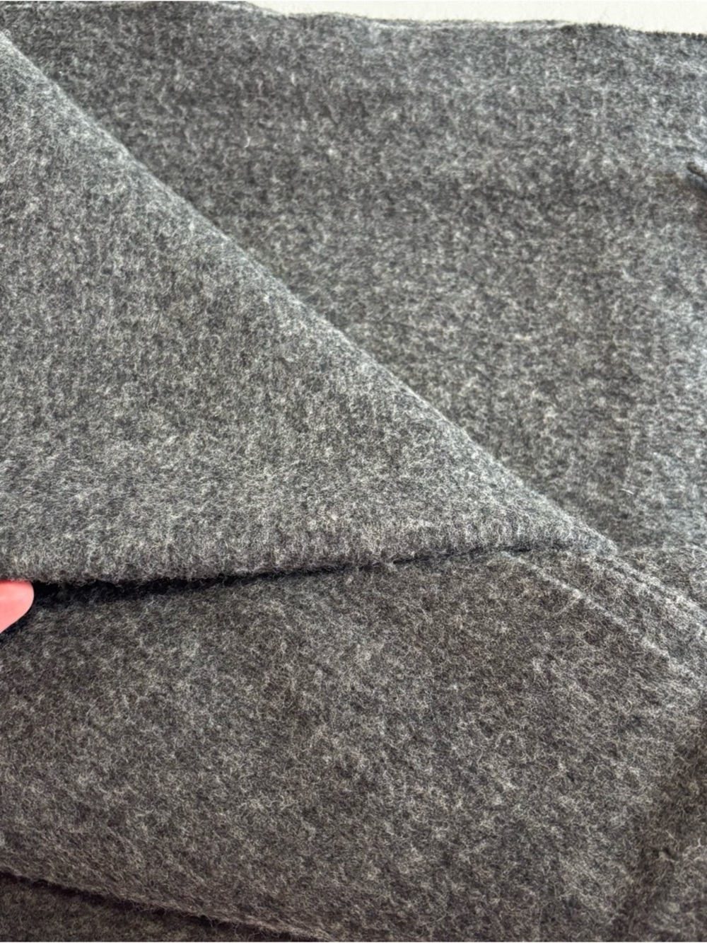 Highland Tweeds Gray Wool Throw Blanket - Picture 5 of 7
